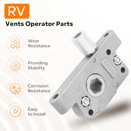 1020281K1A RV Roof Vent Lid Lift Gear Compatible with MaxxAir, MaxxFan Plus and MaxxFan Deluxe Roof Vents Lid, RV Vent and Fans Operator Mechanism Replacement Operator Parts 10A20281K1