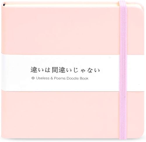 Mifuner Cuadrado pequeño de 5 x 5 2.82 ozm, páginas en blanco, cuadernos de bocetos, diario de viaje, tapa dura, cuaderno de escritura de pintura,