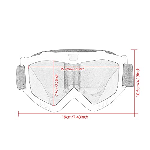 Evomosa Motocross Goggle Motorcycle Glasses Atv Off-Road Goggles Anti-Uv Sunglasses #TOP1