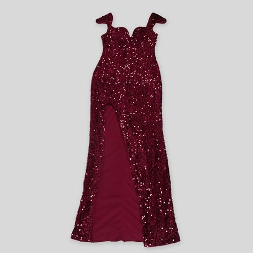 Image of Jigfar Women's Sexy Elegant Rhinestone Embellished Velvet Party Club Night Bodycon Formal Evening Maxi Dress