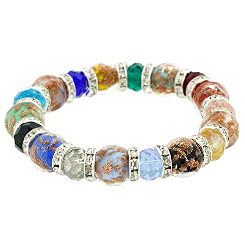 Glass Of Venice Murano Glass Symphony Stretch Bracelet - Multicolor2