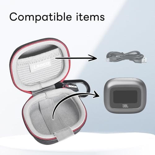 RLSOCO Hard Case for JBL Live Beam 3/Live Buds 3/Live Flex 3 True Wireless Noise-Cancelling Earbuds (Case Only) - Thumbnail 4