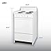 Summit 20” Electric Range, 220V Electric Coil Burners, Large 2.46 cu.ft Oven, ADA Complaint, White- WEM110