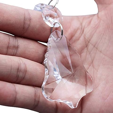 JaneYi 12 Pack Colgantes de Cristal Forma de Árbol de Navidad Cover