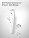 bixdo Cordless Water Dental Flosser for Teeth - 5 Modes with GUMCARE, Portable Travel Oral Irrigator for Teeth Cleaning Flossing and Gum Massage, 60 Days Long Battery Life and 360° Magnetic Nozzle