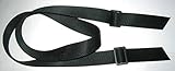 AXUAN Basic Black Nylon Two Point Rifle Sling, Silent Sling, 52', Mil-Spec, Made in U.S.A.
