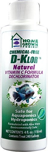 HOME GROWN PONICS #96026 Instant D-Klor Natural Dechlorinator, 4-Ounce