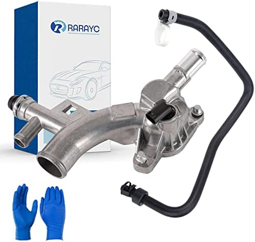 Engine Coolant Housing Water Outlet Aluminum with Hose - Repalcement for Chevy Cruze, Sonic, Trax and Buick Encore 1.4L - Replaces 25193922, 13251447 and More