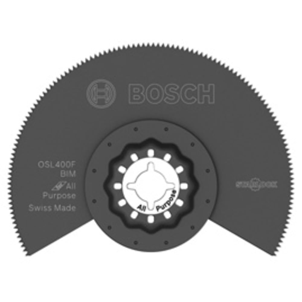 BOSCH OSL400F Starlock Oscillating Multi Tool Bi-Metal Segmented Saw Blade, 4"