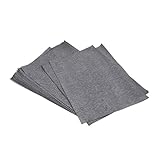 Artibetter 25 Blatt Graphit Transferpapier für Zeichnungen Kohlepapier für Kunstprojekte Wiederverwendbar und Schwarzes Pauspapier für Präzise Übertragungen