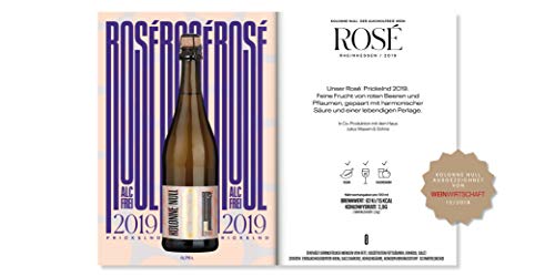 Kolonne Null - Alkoholfreier Sekt (3 x 0,75 L) – Rosé Jahrgang 2019 - 2