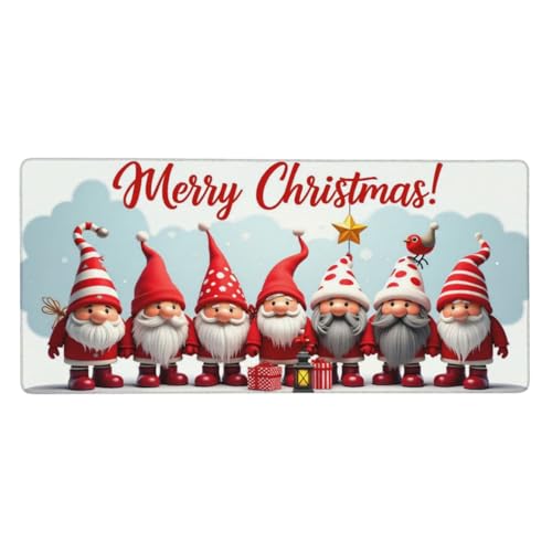 Tapis de souris de jeu nains de Noël idée cadeau bureau