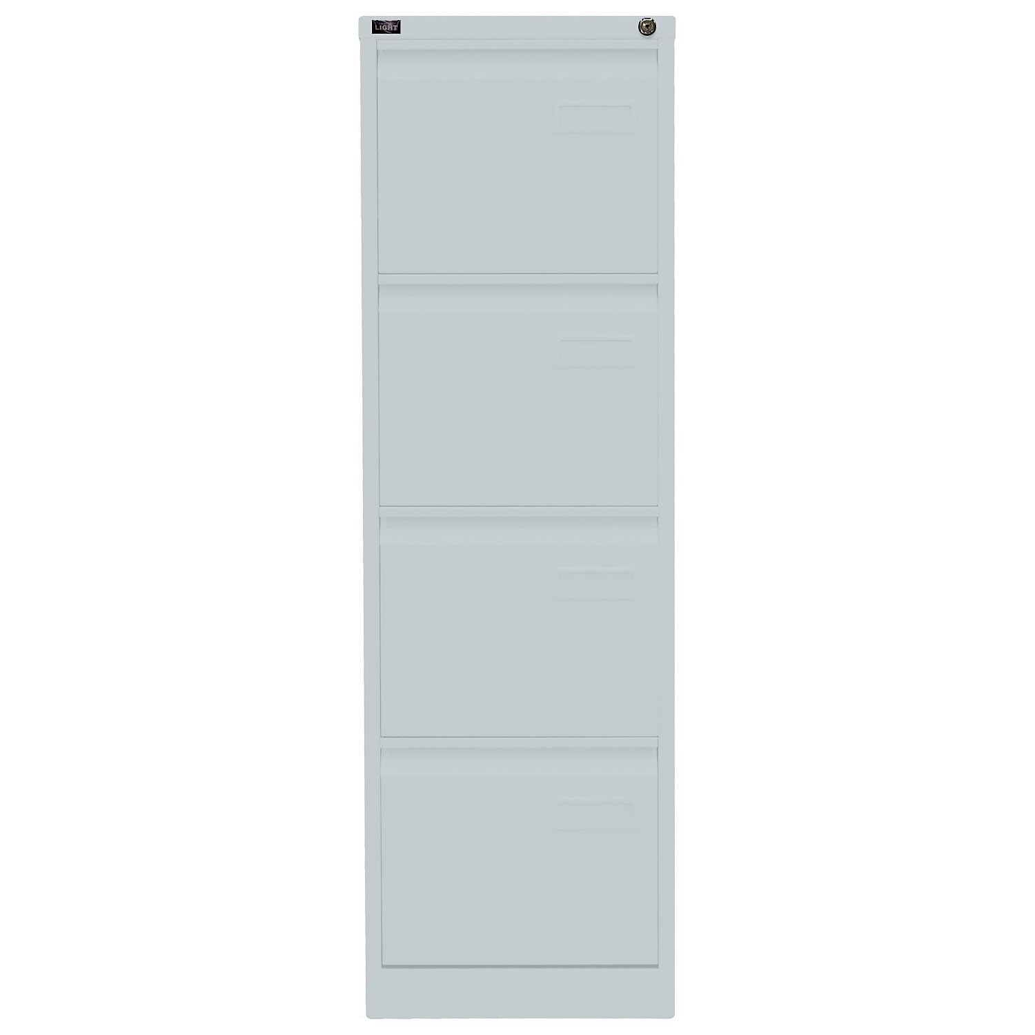 BISLEY | Hängeregistraturschrank Light | 1-bahnig | 4 Schübe | DIN A4 | lichtGrau