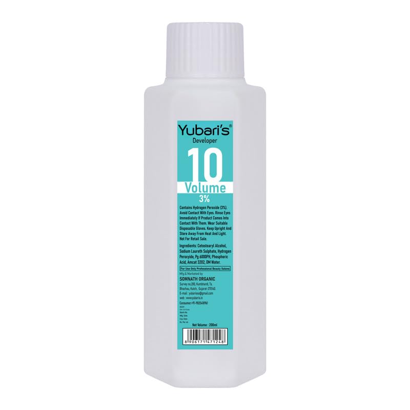 Yubari's Hair Color Developer 10 Vol 3% 200ml | Oxydant | Ammonia Free | Best for a Hair colour & Hair Bleach-image-12