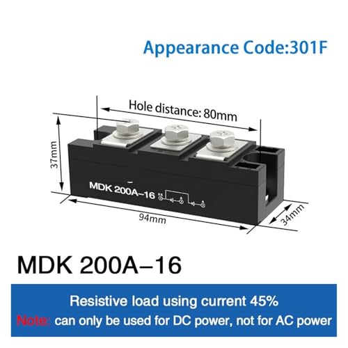 Redresseur de Module Diode MDK200A à haute isolation pour armoire de puissance - 3