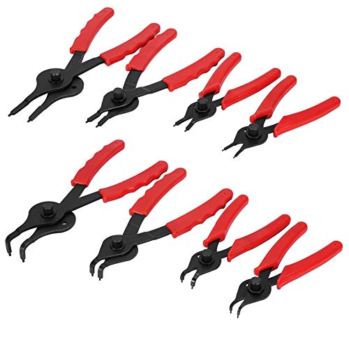 Alicates de anel de retenção, alicate de anel de retenção, 11 peças, conjunto de alicates de anel de