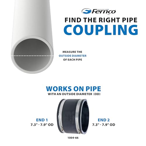 FERNCO P1004-66 6\" x 6\" Flexible Coupling