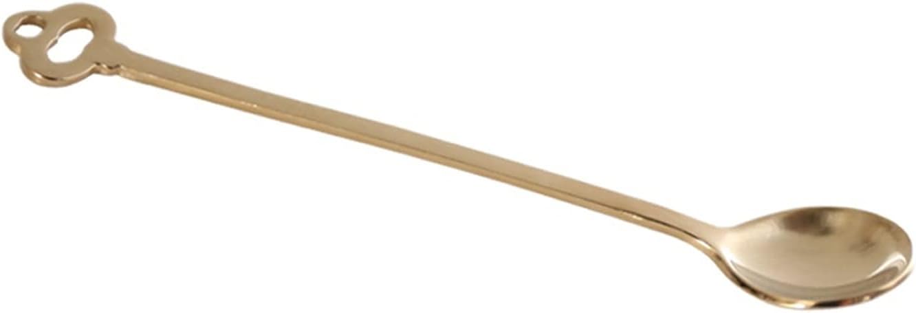 Tablespoons Coffee Scoop Measuring Spoon Twist Spoons stainless steel tablespoon Espresso Spoons dessert spoon ice cream spoon children's small spoon yogurt soup spoon Serving Spoon (Color : A, Size