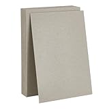 PH PandaHall 25 Blatt Buchkarton 17.8x12.7cm Spanplattenblätter Buchbindebrett Spanplatten Für Kunstbücher Bindungsabdeckung Verpackung 1mm Dick