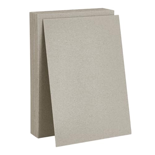 PH PandaHall 25pz Cartoncini per Rilegatura Libri Fogli di Truciolato 17.8x12.7cm Cartone Fogli Libro per Rilegatura di Libri D'Arte Copertina Imballaggio, 1mm di Spessore
