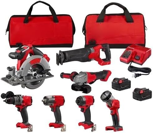 3697-27 Compatible with Milwaukee 18V 7-Tool Combo Kit, Power Tool Combo Kits, Tools Combo Kit