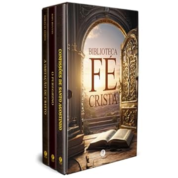 Capa do livro Biblioteca Fé Cristã - Box com 3 Livros - Edição de Luxo