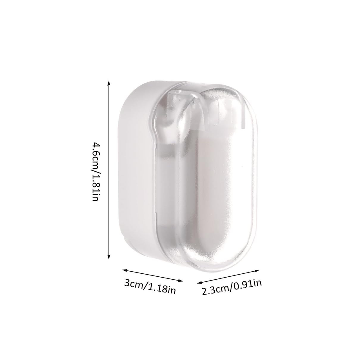 4 PCS Toothbrush Holder Wall Mounted, Self Adhesive Toothbrush Organizer for Bathroom, Toothbrush Holders with Cover, Electric Toothbrush Holder, for Travel, Camping, Bathroom, School