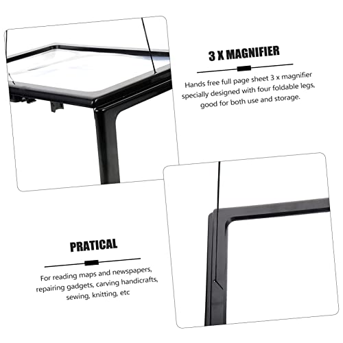 TEHAUX Presentes Para Página De Trabalho Lupa Para Leitura LED Lupa LED Leitura Mãos Óculos De Traba