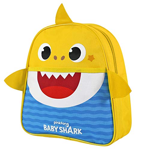 Baby Shark Mochila Infantil para Guarder� a: Niña y Niño Amarillo Azul Rosa para Jard
