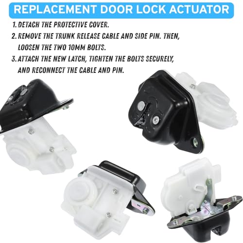 Boxonly Rear Tailgate Lock Actuator Assembly – Fits Honda CR-V (2012–2016), Odyssey (2011–2017), Pilot (2012–2015) – OE# 74800-TF0-J02 – 1 Pc, White by Boxonly - Used condition - Image 7