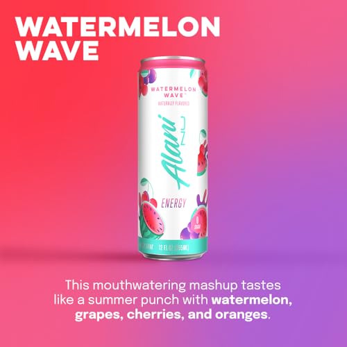Alani Nu Watermelon Wave Sugar Free, Low Calorie Energy Drinks thumb #2
