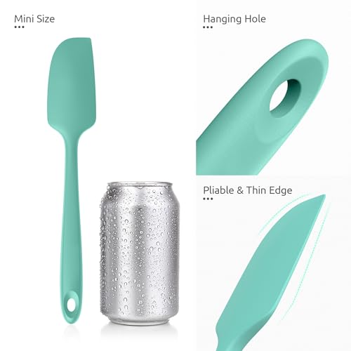 U-Taste EUST05-S-AS-US-AU-VINE Small Mini Silicone Spatula: 9×2Inch 600ºf Heat-Resistant Food-Grade Jar Scraper thumb #5