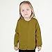 Boys Girls' School Uniform Basic Cardigan Sweater Kids Long Sleeve Button Up with Ribbed Cuffs (G, 18-24 Months)
