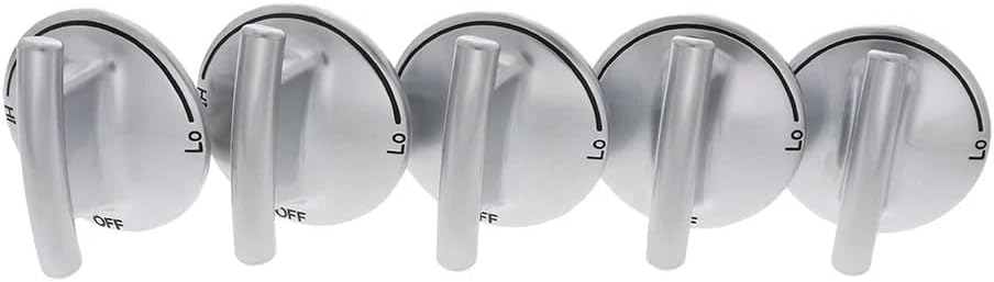 74007733 (5 PACK) Cooktop Burner Knob - for Jenn Air Gas Range Replace parts PS2375871 AP5668987 7733P410-60 - Gas Range Cooktop Burner Knob Replace