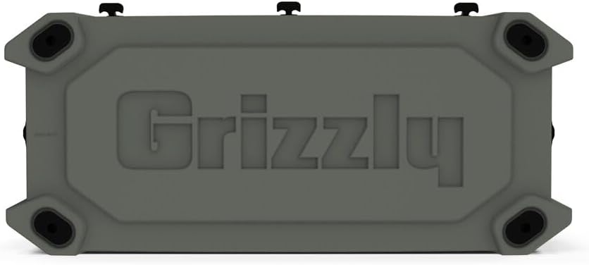 Grizzly 100 Cooler | 100 qt Ice Chest Durable Rotomolded Insulated | Made in USA | Warranty for Life | For Beach Boat Camping Fishing Hunting | G100