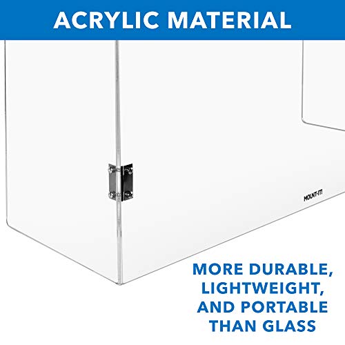 image for Mount-It! Acrylic Protective Sneeze Guard 27.6