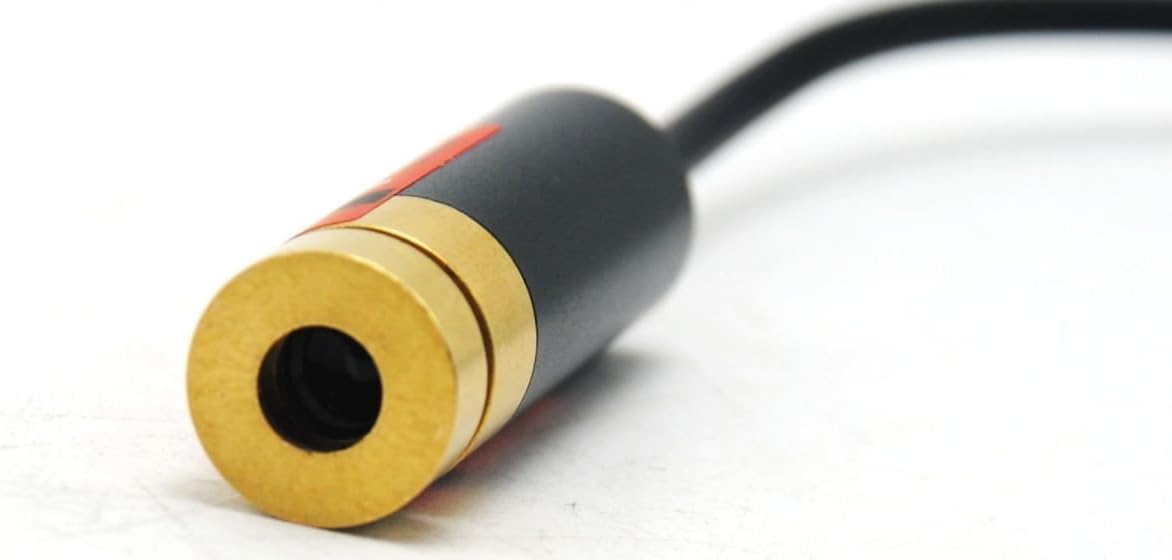 Focusable 650nm-5 Red Laser Dot Diode Module w/AC Adapter 13x42mm