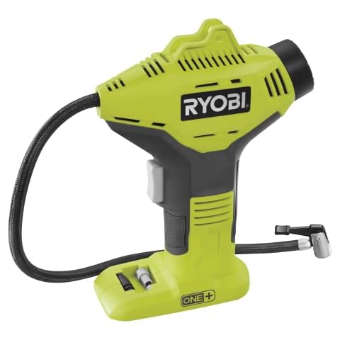 Ryobi R18PI-0 18V ONE+ Cordless High Pressure Inflator (Body Only), Grey Cover