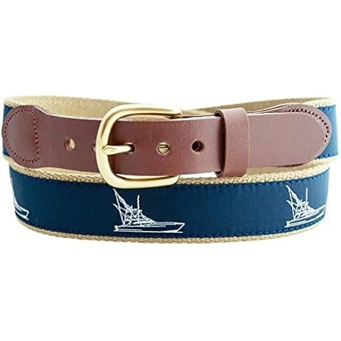 Leather Man Ltd Go Fish Belt (42 (fits size 40 pant)) Cover