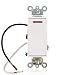 Leviton 5638-2W 20-Amp 120-Volt Decora Plus Rocker Pilot Light Illuminated ON Req. Neutral, 3-Way AC Quiet Switch, White