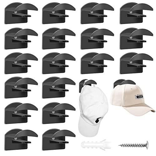 Altamejor 12 Stück Cap Halter - Selbstklebende Huthaken Für Wandmontage
