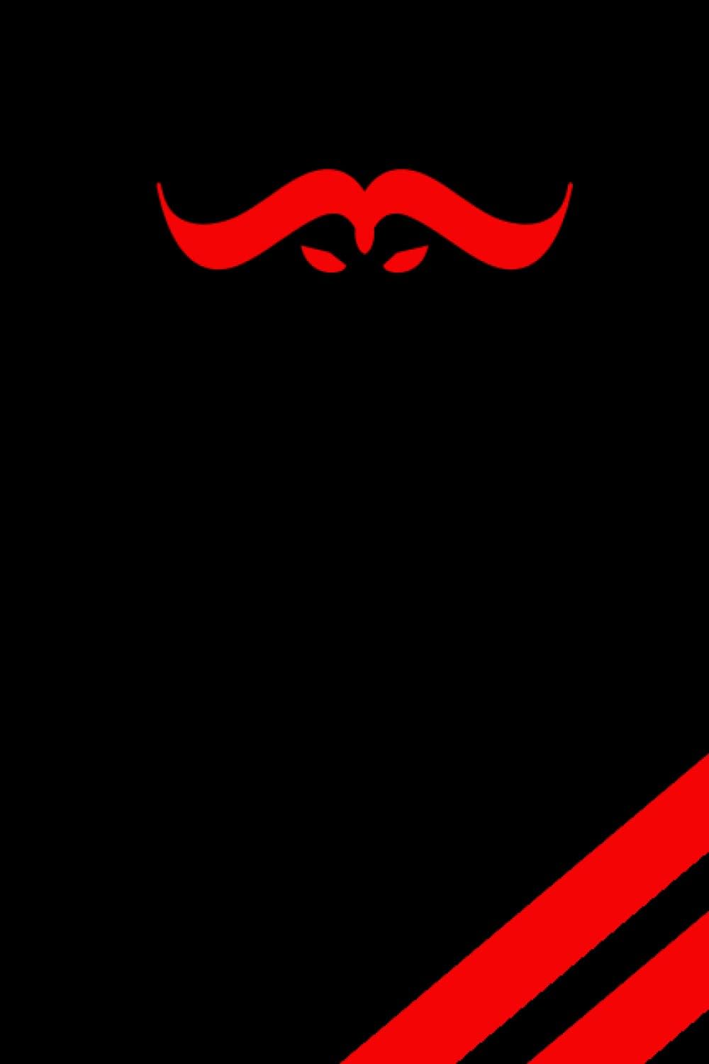 Independently published Black and Red journal with bull animation