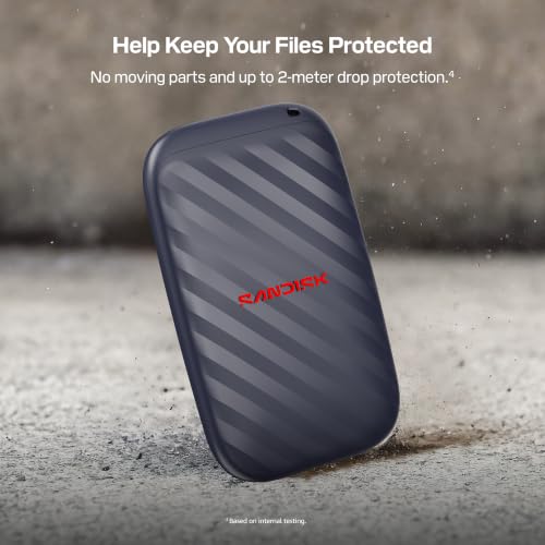 Sandisk 1TB Portable Drive, Up to 600MB/s Read Speeds - Black - image 5
