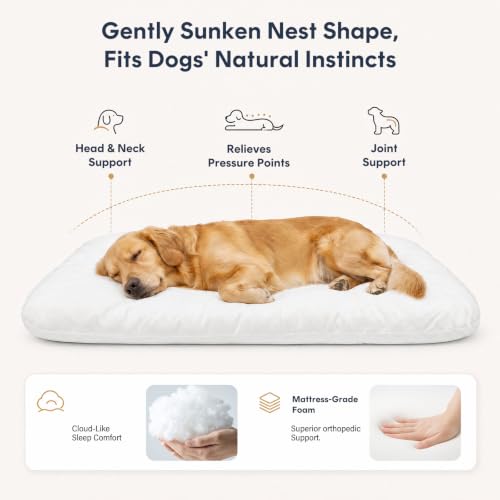 Image of Magic Dog Orthopedic Medium Dog Bed 32 Inch, Super Soft Small Pet Bed