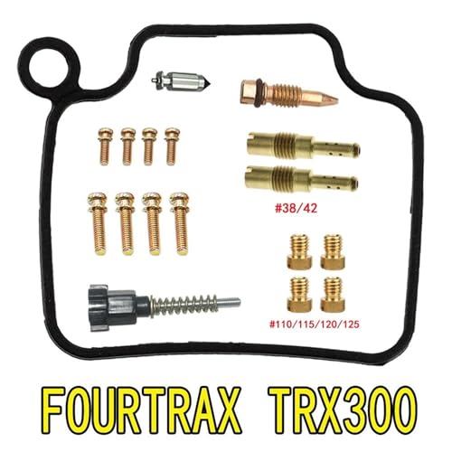 Accessoires moto kit réparation carburateur TRX 300 Fourtrax et pièces flotteur