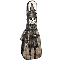 Waterproof Oxford Cloth Ukulele Bag Fairy with Bird and Flower Durable & Stylish Ukulele Case with Storage Halloween Pattern Print - Les Beatles, Paul McCartney, John Lennon, RIngo Starr, George Harrison