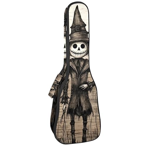 Waterproof Oxford Cloth Ukulele Bag Fairy with Bird and Flower Durable & Stylish Ukulele Case with Storage Halloween Pattern Print - Les Beatles, Paul McCartney, John Lennon, RIngo Starr, George Harrison Waterproof Oxford Cloth Ukulele Bag Fairy with Bird and Flower Durable & Stylish Ukulele Case with Storage Halloween Pattern Print