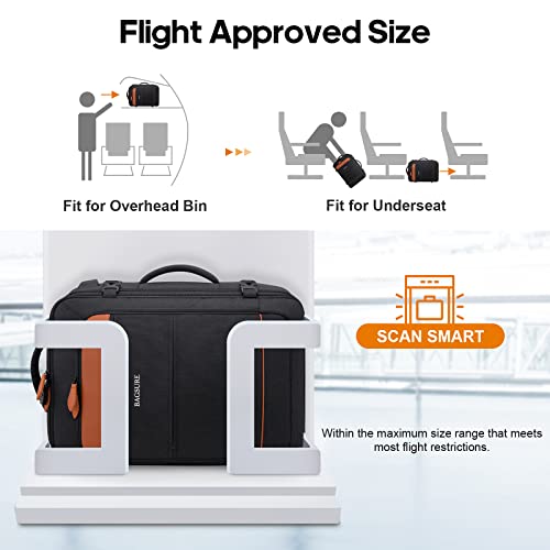 Bagsure Travel Backpack 42L Carry On Backpack Flight Approved Expandable Travel Backpack For Men Carry On Backpack Luggage Daypack With Packing Cubes And Shoe Pocket, Waterproof Large Travel Bags #TOP7