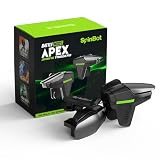 SpinBot BattleMods Apex | Mobile Gaming Triggers | Zero Lag Response | 5X Faster with Capacitive Conduction | for BGMI/Free Fire Max/COD Mobile - (Black & Grey)