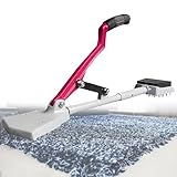 SEDAMORALLY Teppichstrecker 80 cm,EIN-Zug-Verriegelung,Passendes Verlegewerkzeug Mit Weichem Gummigriff Dreifache Flor-Griff-Design,Für Teppichbodeninstallation